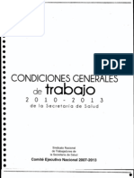 Condiciones Generales de Trabajo 2010-2013