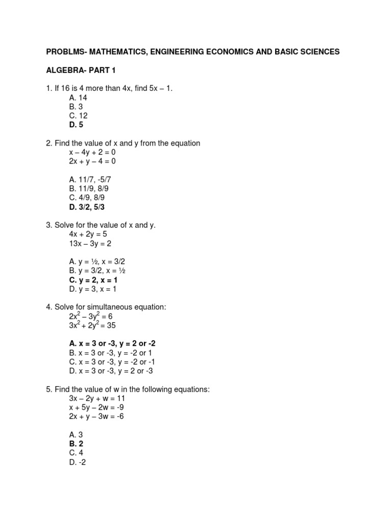 Problem Math 001 Pdf Trigonometric Functions Area