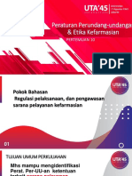 P 10 Regulasi Praktik Kefarmasian