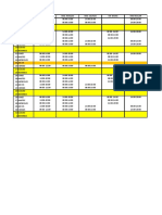 Doctor schedule and on-call shifts