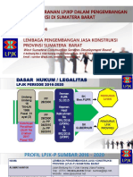 Fungsi Dan Peranan LPJKP Dalam Pengembangan Jasa Konstruksi Di Sumatera Barat