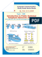 Introduction To Public Switched Telephone Networks (PSTNS) : Computer Communication Study Guide Series Books