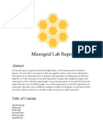 Microgrid Performance Testing Lab Report
