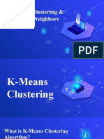 K-Means Clustering and K-Nearest Neighbors Algorithm