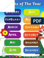 Months of The Year PDF