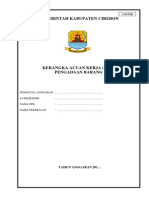 Contoh Kerangka Acuan Pengadaan Barang PDF