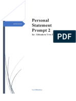 Prompt 2 Personal Statement Yves Potiron