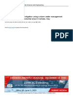 An Evaluation of Flood Mitigation Using A Storm Water Management Model (SWMM) in A Residential Area in Kerbala, Iraq