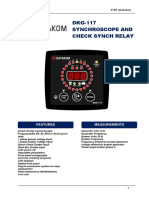 DKG-117 Synchroscope and Check Synch Relay