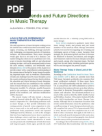 Current Trends and Future Directions in Music Therapy