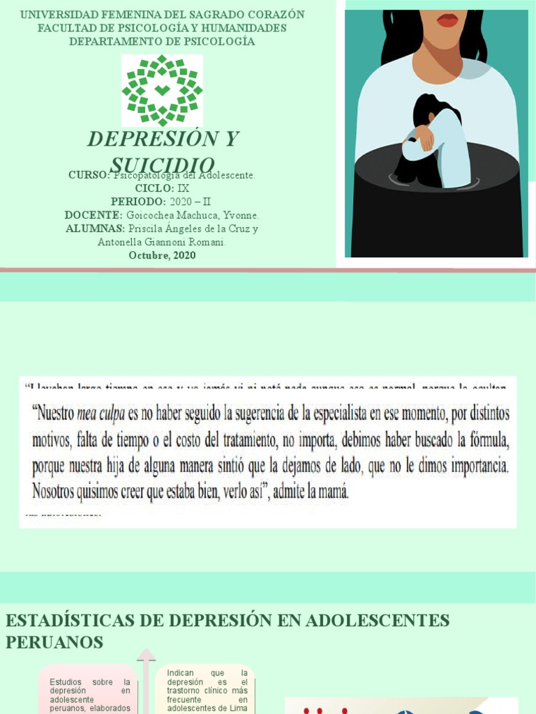 Prevención del Suicidio en Adolescentes | PDF | Depresión (estado de ...