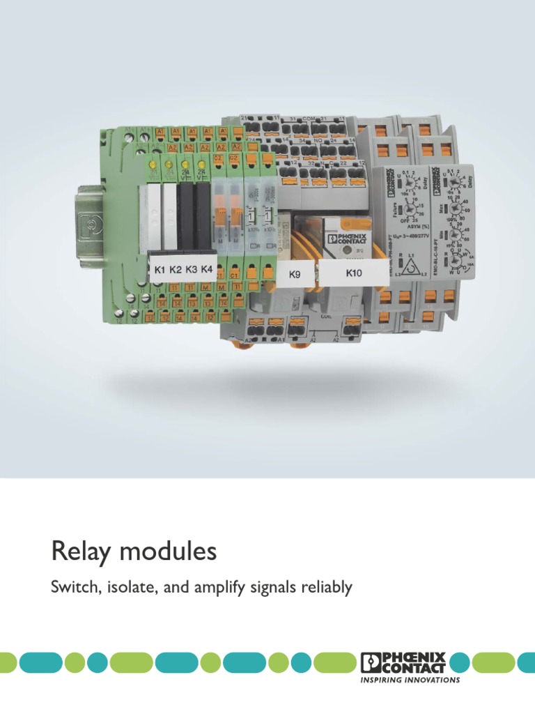 Phoenix PDF PDF Relay Programmable Logic Controller