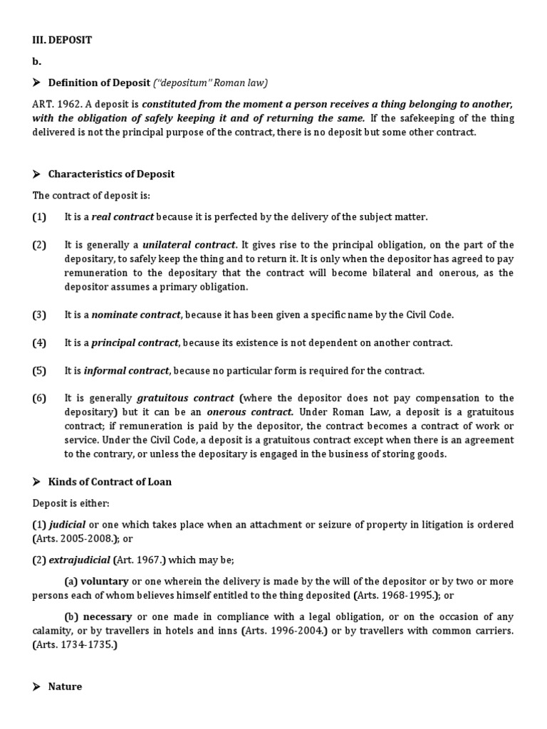 With The Obligation of Safely Keeping It and of Returning The Same. If