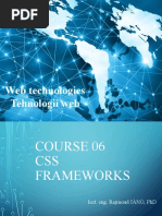 Web Technologies Tehnologii Web