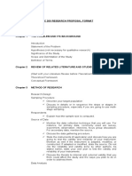 EDUC 200 RESEARCH PROPOSAL FORMAT