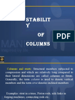 Stabilit Y of Columns