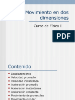 MOVIMIENTO EN DOS DIMENSIONES