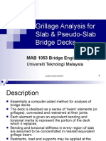 Grillage Analysis For Slab & Pseudo-Slab Bridge Decks