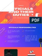 Badminton Officials & Their Duties