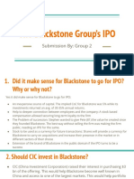 The Blackstone Group's IPO