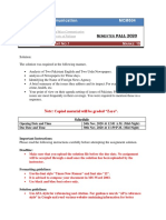 Fall 2020 - MCM604 - 1 - SOL PDF