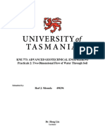 Kne 773: Advanced Geotechnical Engineering Practicals 2: Two-Dimensional Flow of Water Through Soil