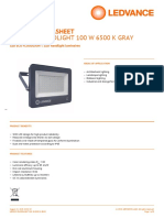 Led Eco Floodlight 100 W 6500 K Gray: Product Datasheet