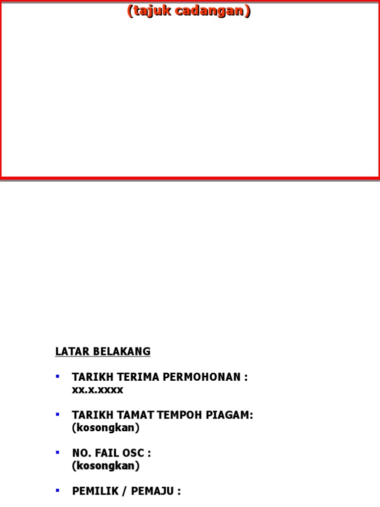 Rencana Lokasi dan Gambar Tapak Proyek | PDF