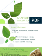 Chapter 1 Introduction To Ecology