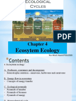 Chapter 4 Ecosystem Ecology