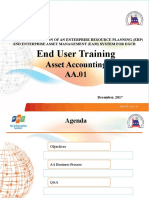 End User Training: Asset Accounting AA.01