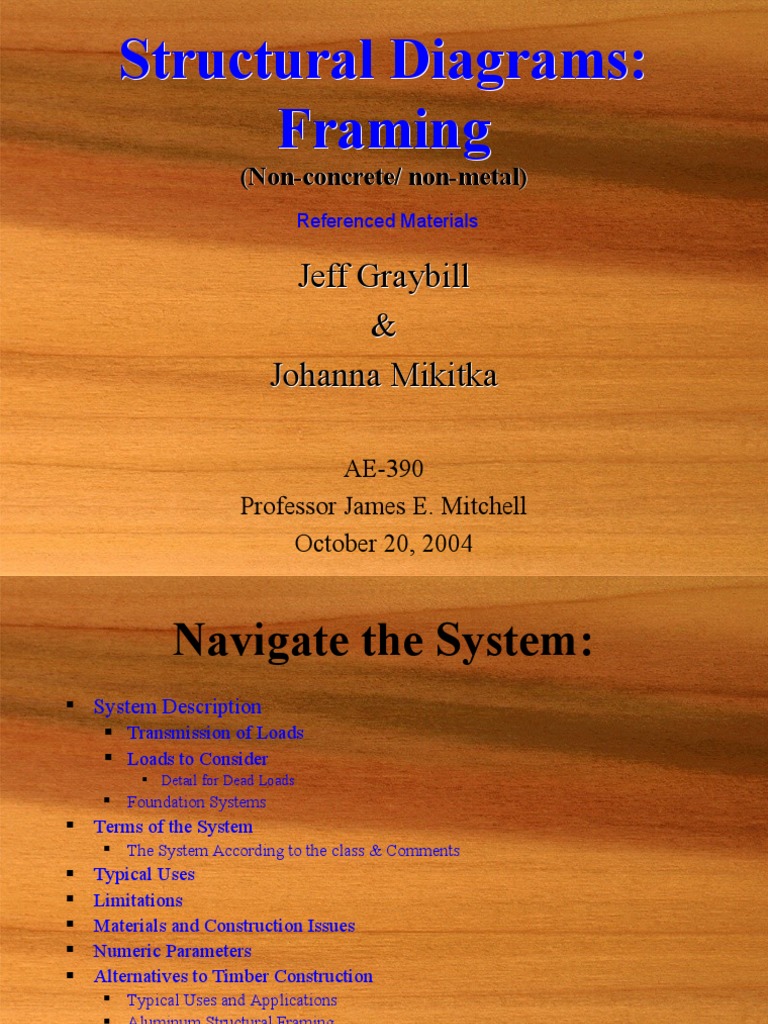 Index PDF Framing (Construction) Lumber