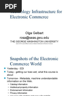 Technology Infrastructure For Electronic Commerce: Olga Gelbart Rosa@seas - Gwu.edu