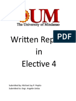 Report on Elective 4 by Michael Pepito