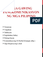 Group 2 - Mga Gawaing Pangkomunikasyon