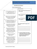 Additional Self-Learning Task Sheet For Noting Details