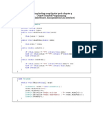 Koding-Koding Yang Dipakai Pada Chapter 4 Object Oriented Programming (Class, Inheritance, Encapsulation Dan Interface) Project 1