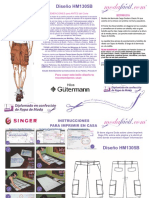 Instrucciones de Costura de Bermuda Cargo Dockers Classic Fit hm1305b.pdf