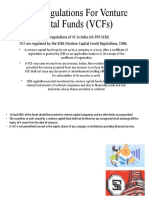 SEBI Regulations For Venture Capital Funds (VCFs