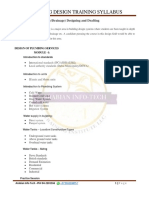 Plumbing Design Training Syllabus: Plumbing (Water Supply/Drainage) Designing and Drafting