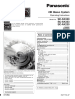 Panasonic SC-AK330 (333, 230) User Manual (English)