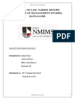 School of Law, Narsee Monjee Institute of Management Studies, Bangalore