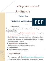 Computer Organization and Architecture: Chapter One Digital Logic and Digital Systems