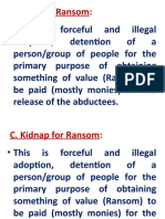 This Is Forceful and Illegal: Kidnap For Ransom