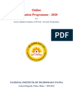Online Orientation Programme 2020 - 2 - 30 - Nov - 2020