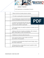 Activity 4: "Check Me": Practical Research 2 - Raul B. Chua Jr.,MAT 1