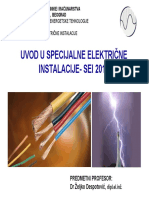 Uvod U Specijalne Elektricne Instalacije PDF
