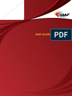 CERTIFICATION PROCEDURES - IAAF Certification Syst