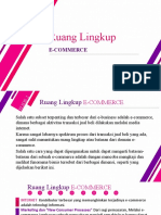 RUANG LINGKUP E-COMMERCE