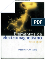 ELECTROMAGNETISMO - SADIKU